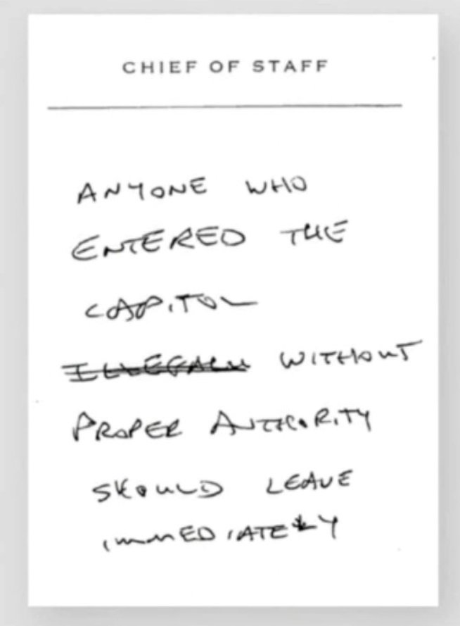 トランプ氏の声明原案メモ