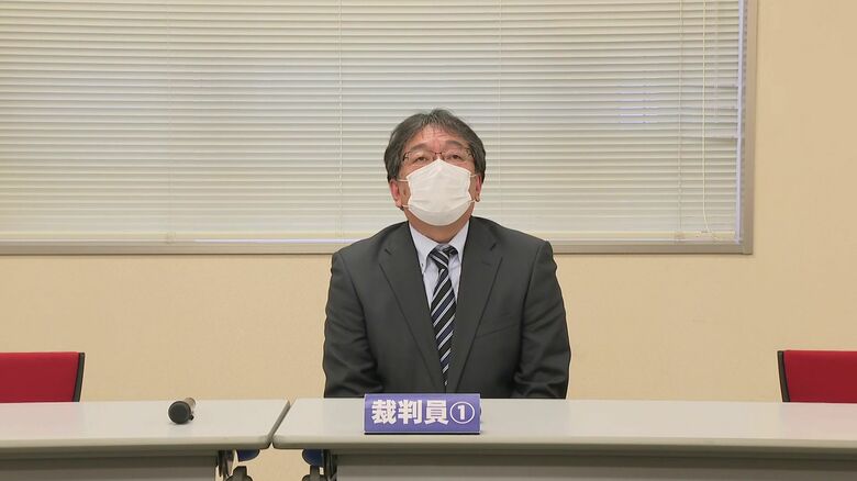 裁判員を務めた50代男性