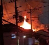 「2階部分から火が上がっていた」深夜の集合住宅で火災　消防車52台が出動　鎮火まで約9時間　520平方メートルを焼損　大阪・東淀川区