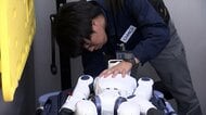 GMOが「ヒューマノイド救急車」披露　きっかけは中国「ロボット運動会」での転倒経験　市場拡大も求められるルール整備