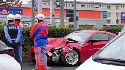 【速報】仙台市太白区で玉突き事故　3人が軽傷　外国人運転手も