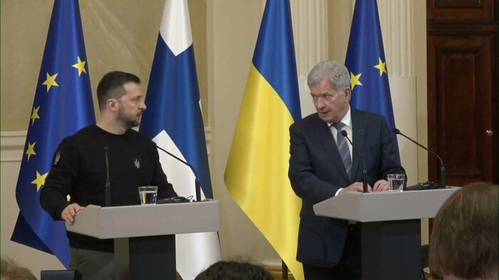 ニーニスト フィンランド大統領とゼレンスキー ウクライナ大統領の会談(5月3日)