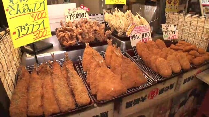 新設の総菜コーナー