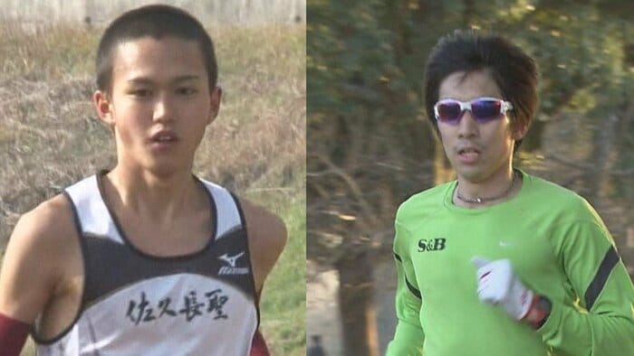 大迫傑選手(左・2009年) 上野裕一郎選手(右・2011年)