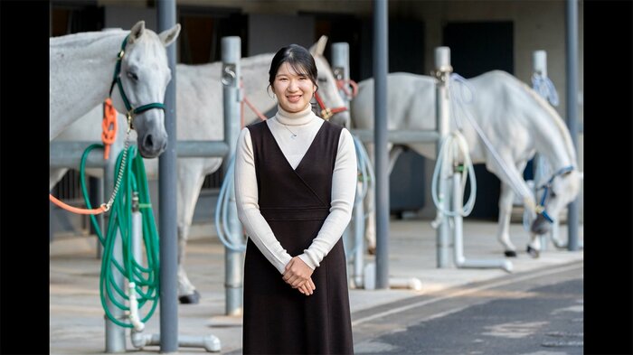 11月21日撮影(皇居・車馬課主馬班厩舎)宮内庁提供