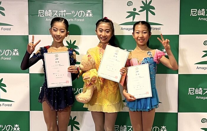 ノービスB女子表彰台
