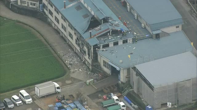 【速報】「爆発音がした」 工場火災で2人搬送 静岡・伊豆市下白岩
