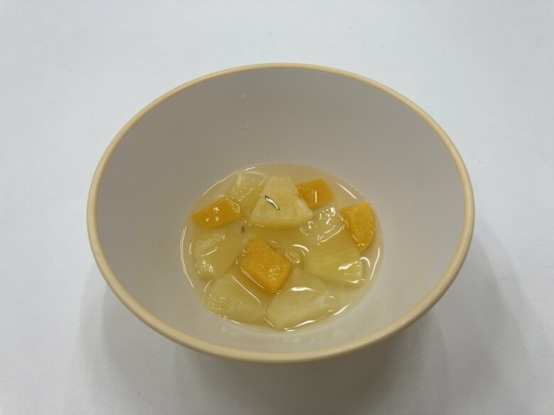 中学校の給食に異物混入　フルーツポンチに金属片　健康被害報告なし　広島・呉市｜FNNプライムオンライン