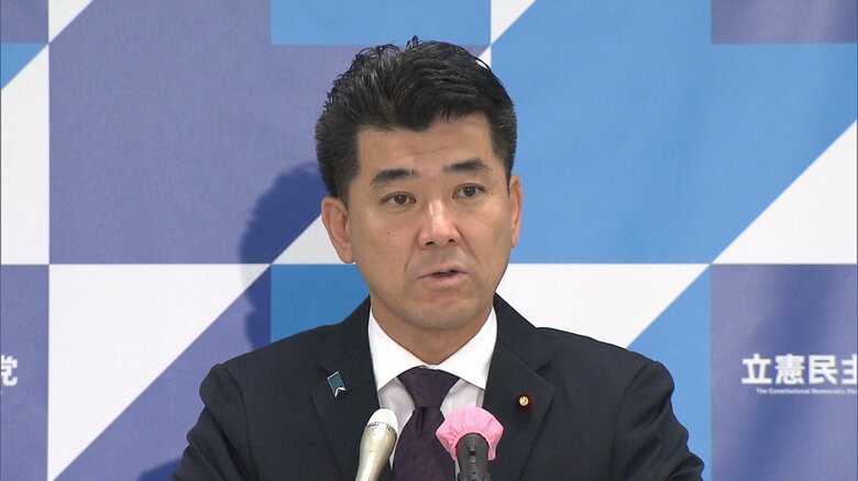 「事実なら顔歪めたくなる」不快感あらわに　立憲・泉代表　細田議長セクハラ疑惑｜FNNプライムオンライン