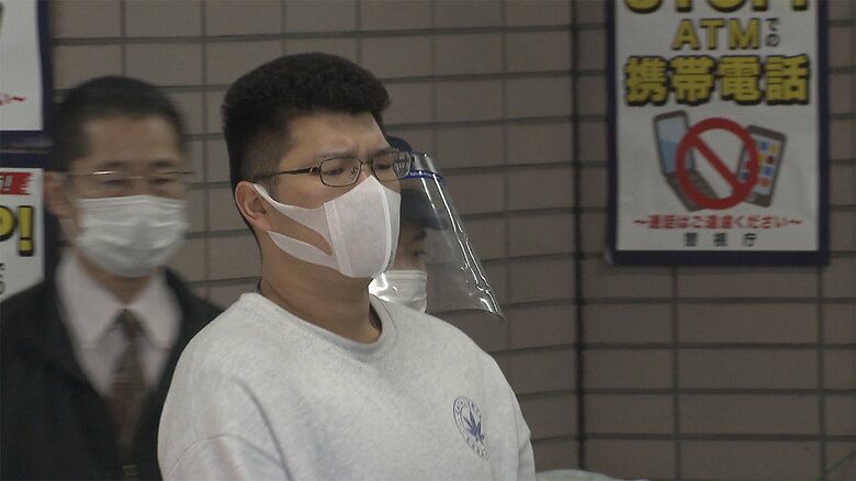 逮捕された北上優樹容疑者(21)(18日 北沢署)