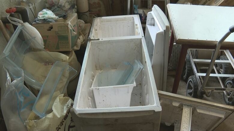 冷蔵庫が荒らされる