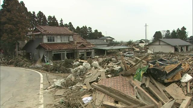 東日本大震災による津波被害（2011年福島県）