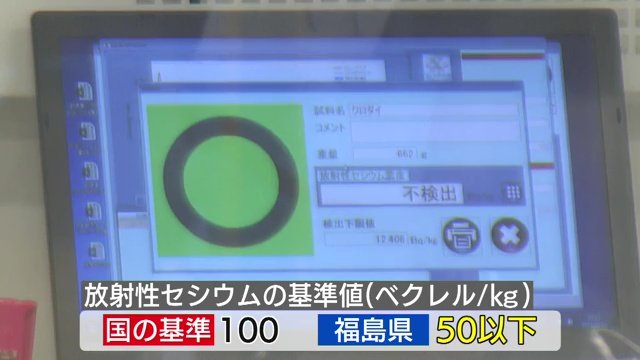 国の基準より厳格な放射性物質検査を全魚種で実施