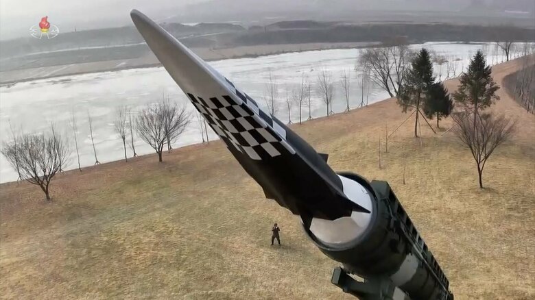 新型極超音速中長距離弾道ミサイル　先端部が極超音速滑空体（グライダー）（6日）