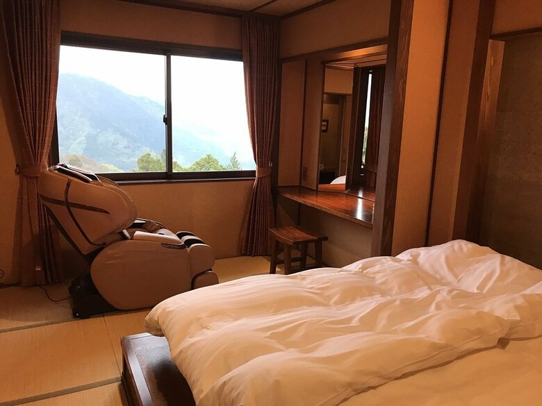 宿泊したという部屋