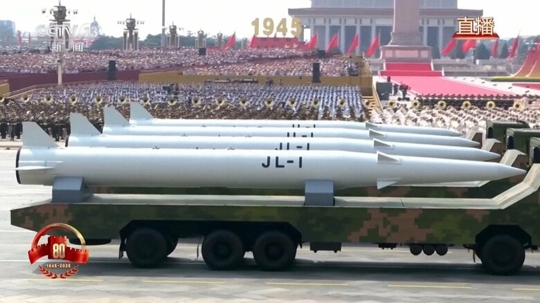 中国の空中発射弾道ミサイルJL-1 核・非核両用とされる
