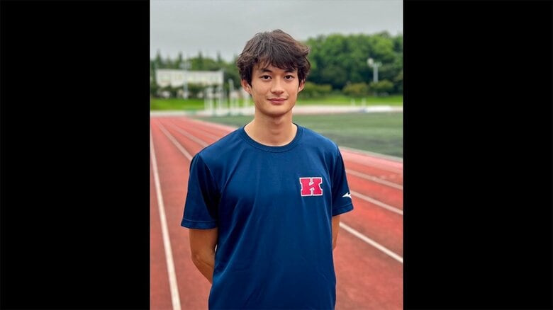 模範走は2024年パリ五輪候補・豊田兼選手（慶應大2年・取材時）