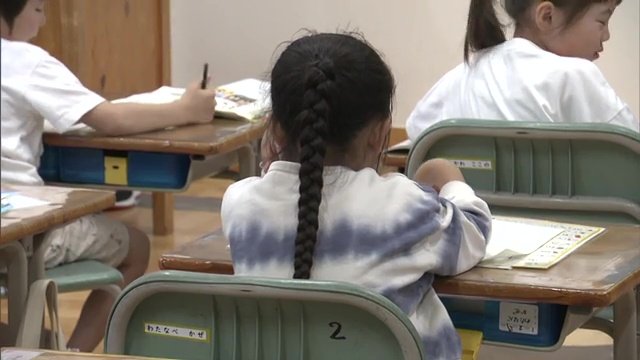 1年2組で一番髪が長いのが風くん