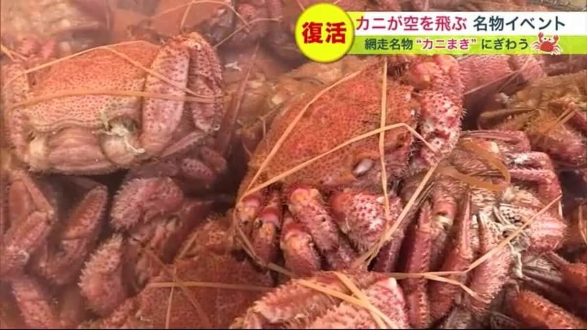 真作】梶喜一/外合作/夏秋合作/無季合作/カニ/掛軸/名家伝来/AC-441