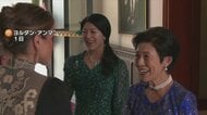 久子さまと承子さま 鮮やかなロングドレス姿でヨルダン皇太子の結婚式に参列 国王らと笑顔で挨拶交わされる
