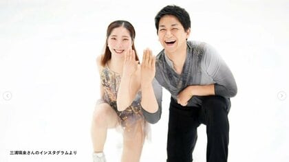 りくりゅうペア・三浦璃来さんと木原龍一さんが婚約　写真はペア結成のリンクで撮影