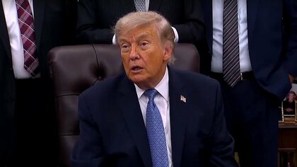 トランプ氏、イラン海上封鎖再開を宣言　ホルムズ海峡通過貨物に「20％負担」要求