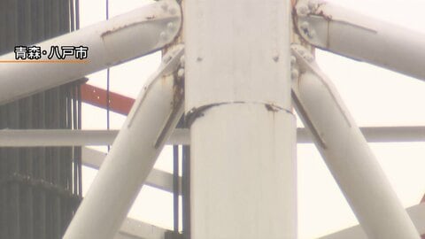 地震で損傷した鉄塔修復に向け資機材搬入へ　避難指示出るなど周辺住民の生活に支障　青森・八戸市