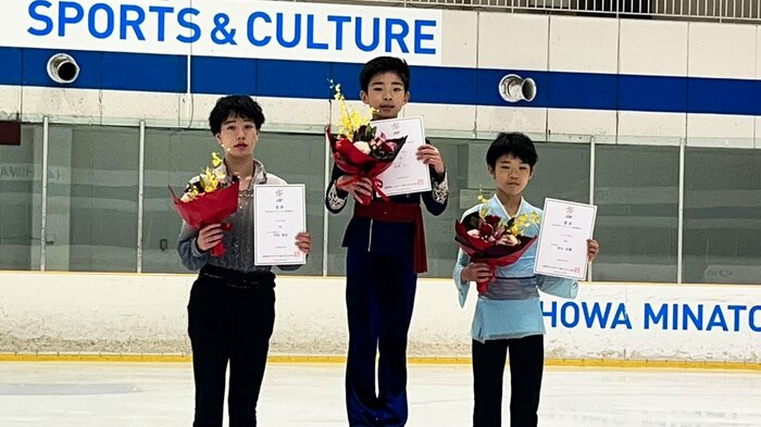 ジュニア男子表彰台(中部選手権)