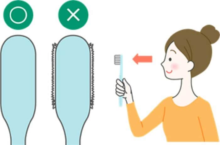 毛先の開いたハブラシは交換(提供:ライオン株式会社 生活情報サイト「Lidea」)