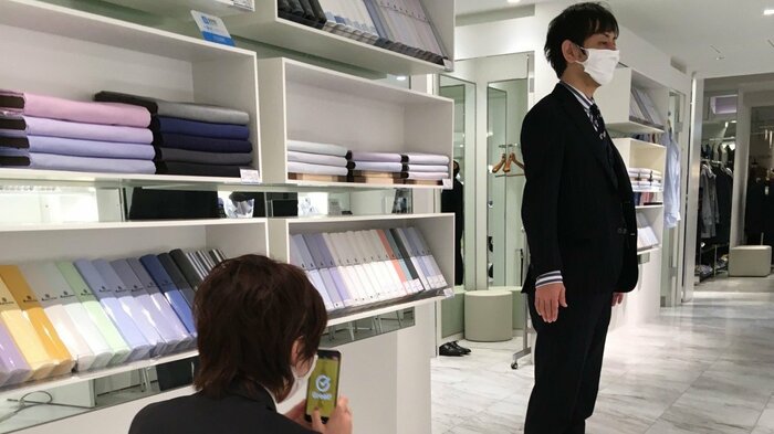 売り場での撮影イメージ(提供:そごう・西武)