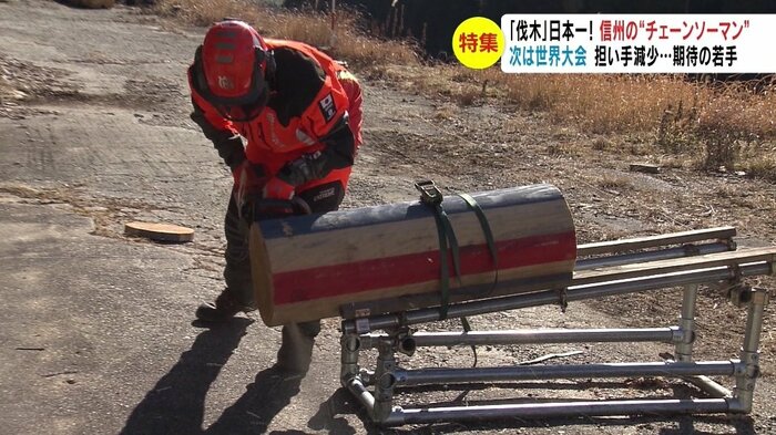 「丸太合わせ輪切り」