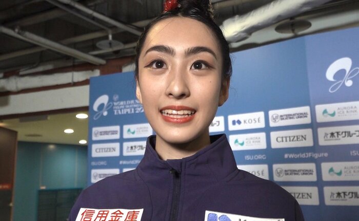 フリー後、櫛田は「緊張していつも通りにできなかった」と語る