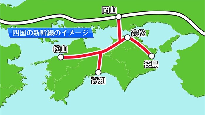 四国の新幹線　イメージ