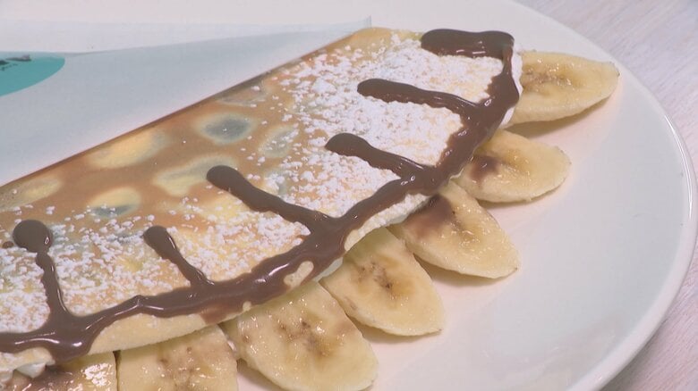 「パリパリ食感」で第3次ブーム到来！富山の新感覚クレープが若者を虜に｜FNNプライムオンライン