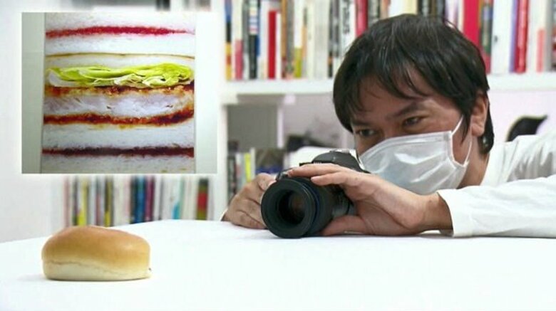 「断面」に魅せられて…きっかけはサンドイッチ　身近な食べ物を撮り続けて12年【静岡発】｜FNNプライムオンライン