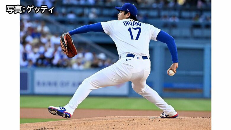 大谷翔平がシュワーバーから奪三振！第1打席は内野安打で4試合連続ヒット　投打二刀流＆HR王争い｜FNNプライムオンライン