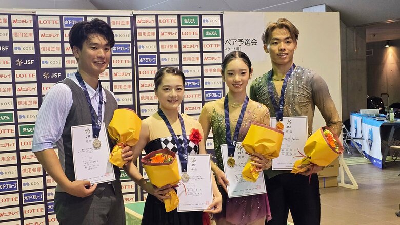 ペア表彰台（東日本選手権）