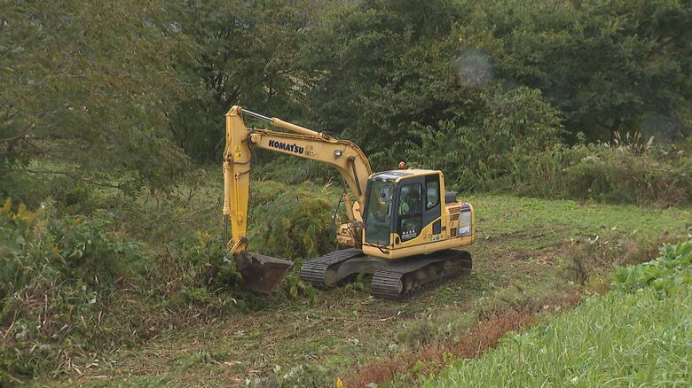 荒川河川敷（関川村）