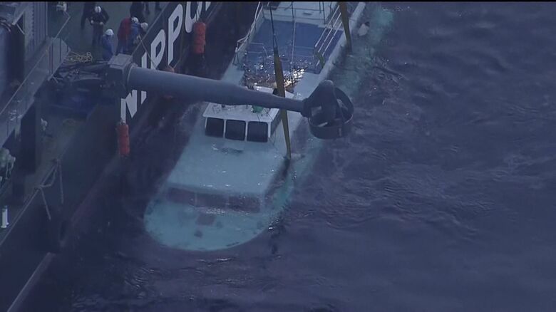 引き上げられたKAZU1