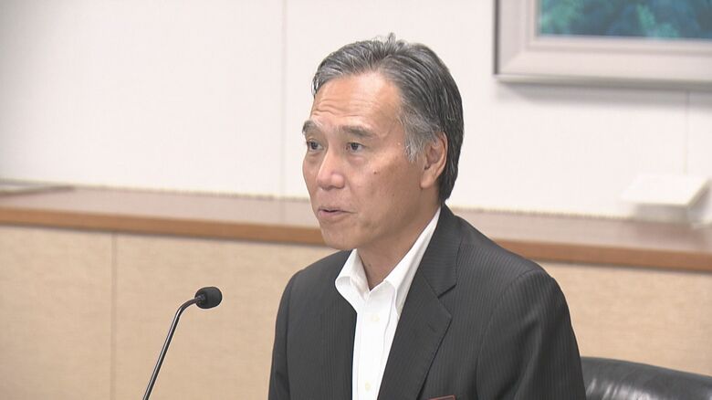 長野県・阿部守一知事（県庁　9月6日）