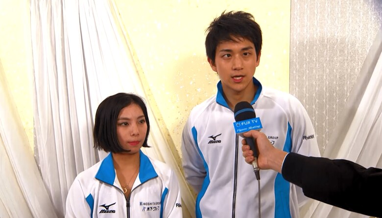 演技後のインタビューで「世界」の言葉を繰り返す木原