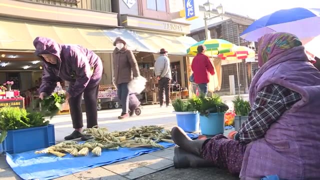 輪島の朝市　12月29日撮影