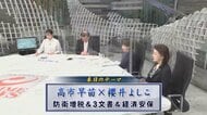 高市経済安保相・櫻井よしこ氏と徹底検証　防衛費増額…脅威に直…