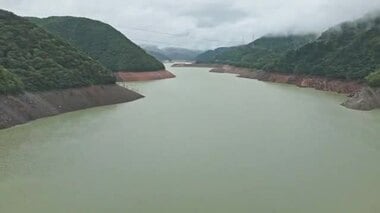 庄川の取水制限が終了　貯水ほぼゼロだった御母衣ダムの水位が33mまで回復　先月下旬から…