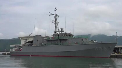 海上自衛隊の掃海艇「あいしま」小浜に入港　東日本大震災や能登半島地震でも活躍　28日午前8時から午後2時まで一般公開