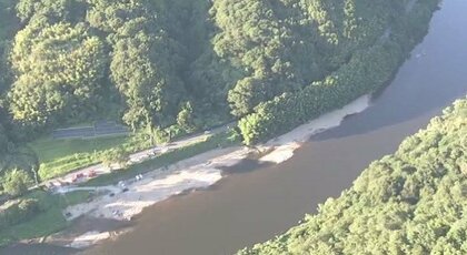 【京都】川に流され行方不明の3歳男児か　木津川の下流で浮いているのをヘリが発見