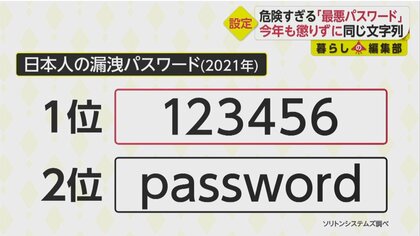 日本人の漏洩パスワードランキング 危険すぎる最悪パスワードは