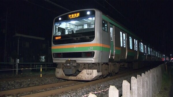 酒気帯びの車と電車接…