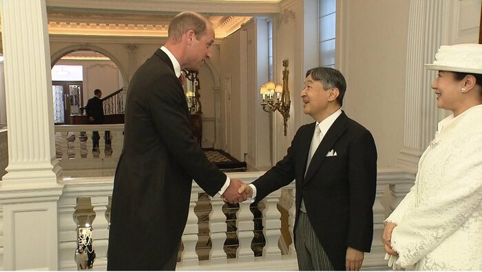 ウィリアム皇太子がホテルまで出迎えに