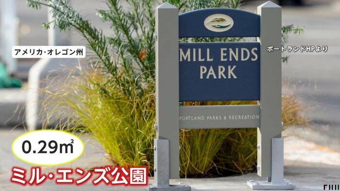 ギネス登録済みなのはアメリカにある「ミル・エンズ公園」